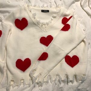 Heart sweater